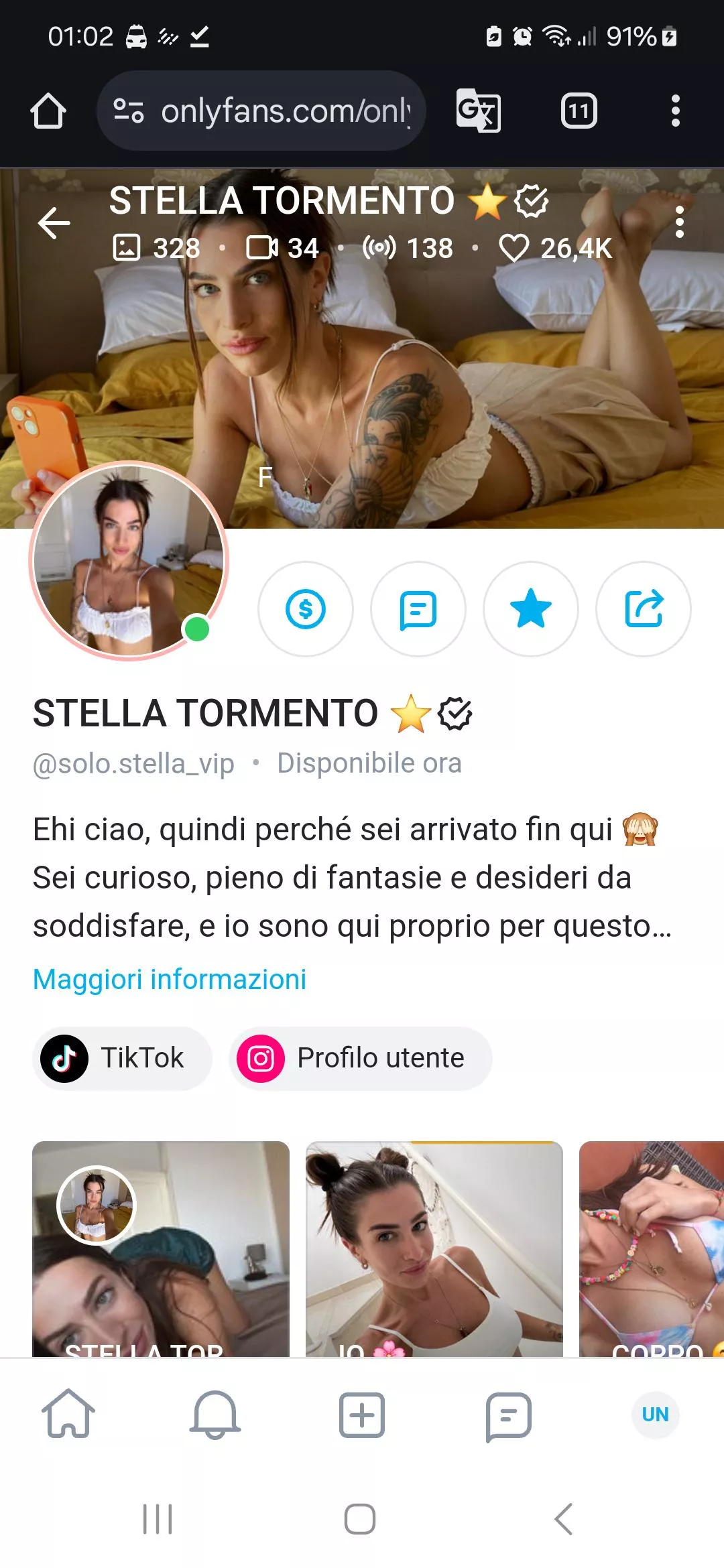 Stella tormento 