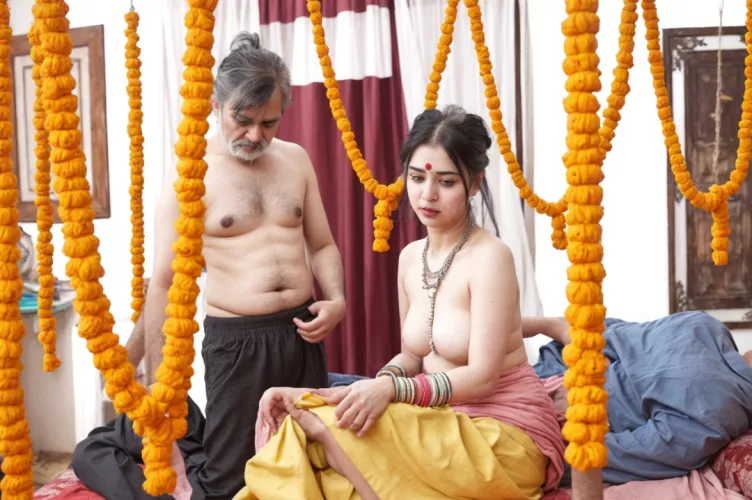 Suhagrat ka scene btw sasur and bahu