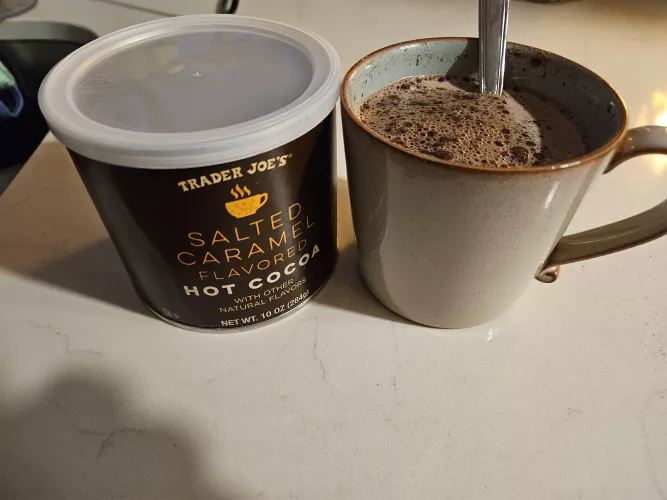 The best part of work from home is being able to have hot chocolate instead of coffee without judgement