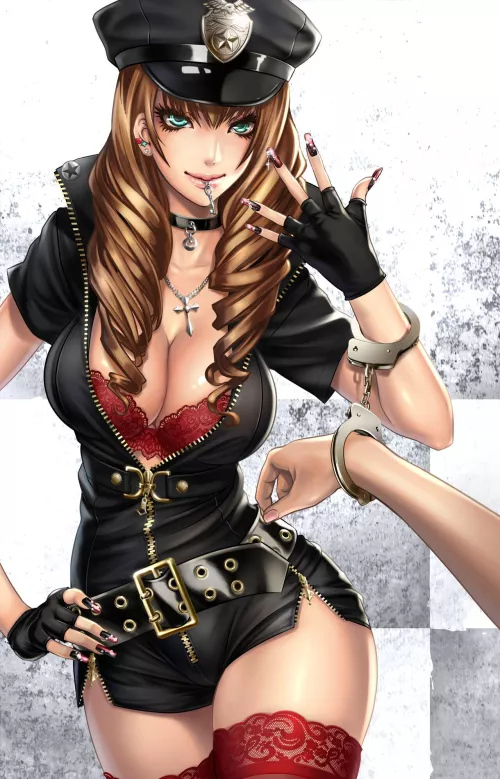 The new police uniform gave off a strong Dominatrix vibe (Sadakage)