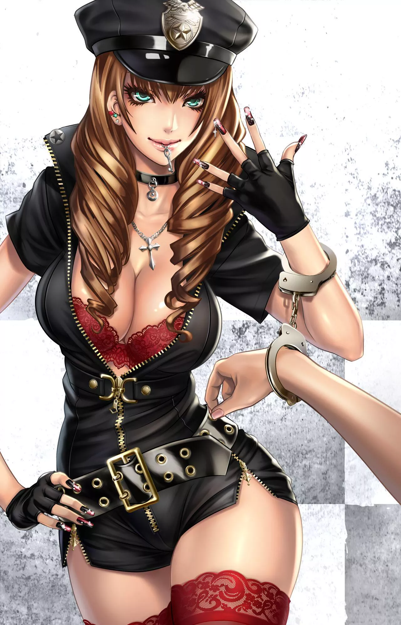 The new police uniform gave off a strong Dominatrix vibe (Sadakage)