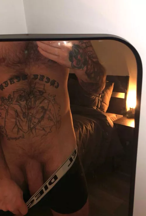 The only thing missing from this picture is you waiting in bed behind me 😈