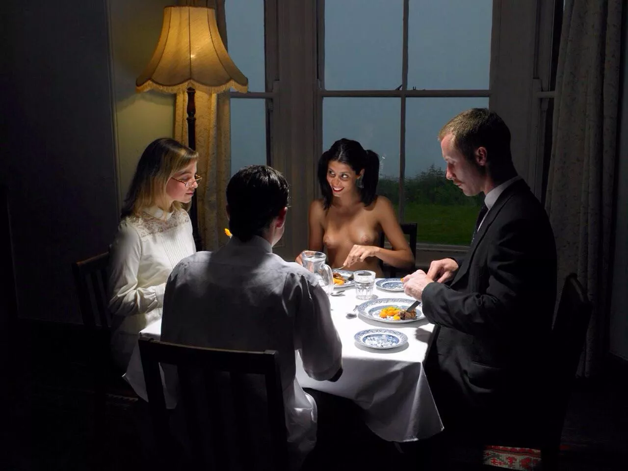 This family dinner art photo by Frank Herholdt has this je-ne-sais-quoi.