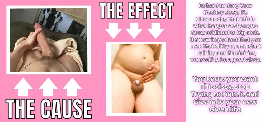 This is what happens when sissies become addicted to big cocks