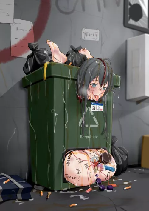 To be treated as trash, a dream.