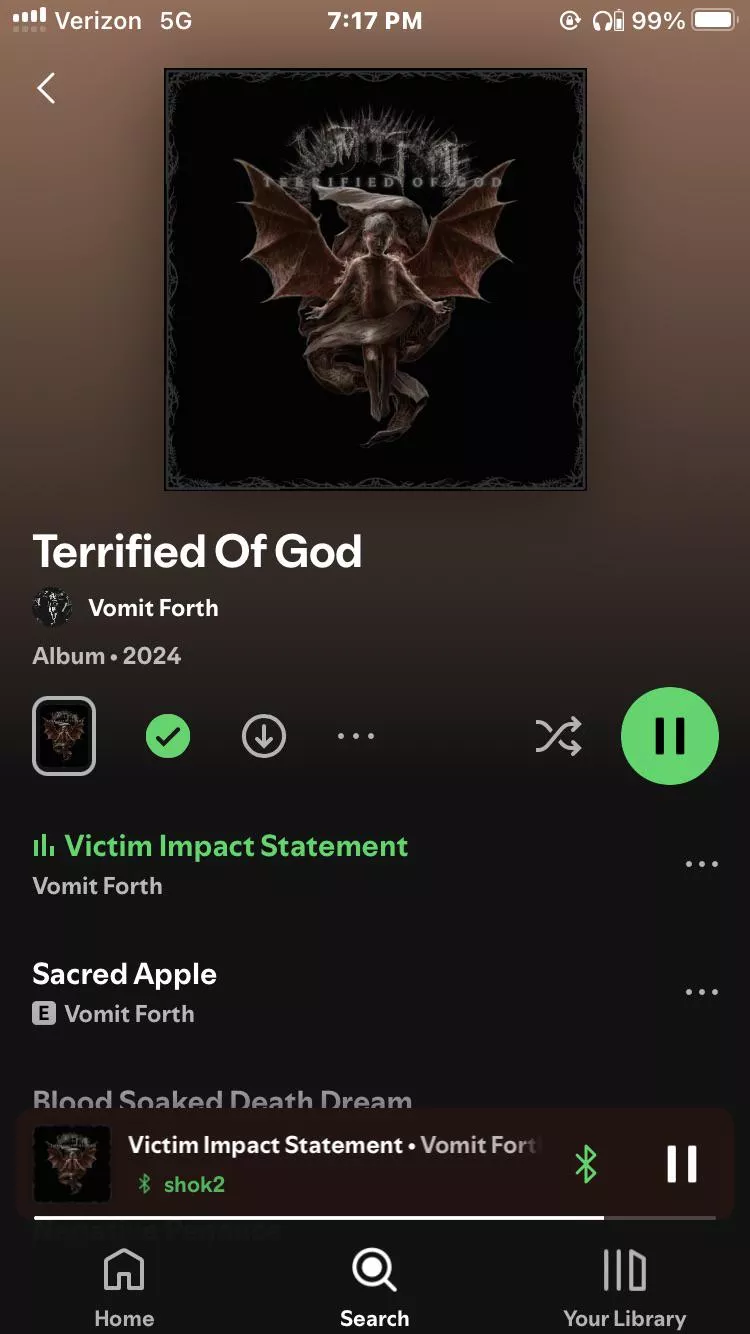 Vomit Forth dropped the album