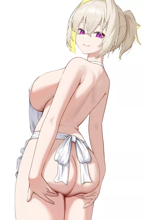 Wanting attention towards her butt