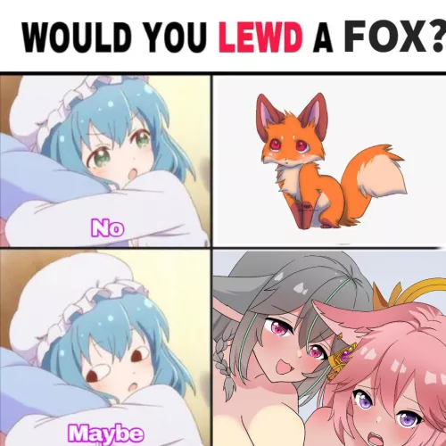 Will you lewd the foxes? [Indie Vtuber & Yae Miko]