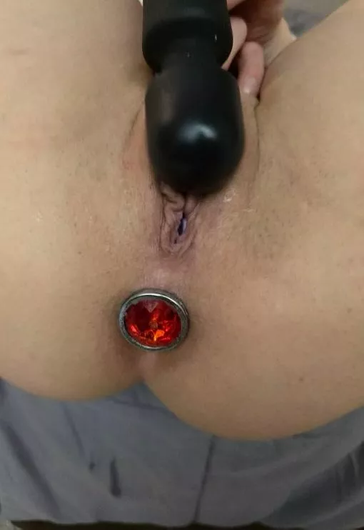 Work from home naked and plugged