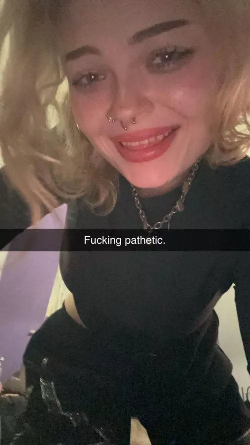 You disgust me.  Ugly worthless little freak begging for attention 