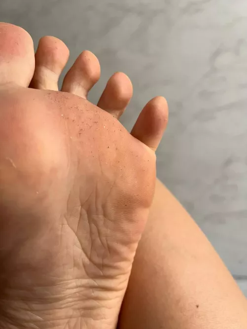 You want a taste of my dirty feet?
