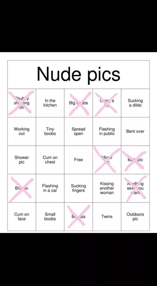 22F ~ Updated list, feel free to send doubles tho 😈