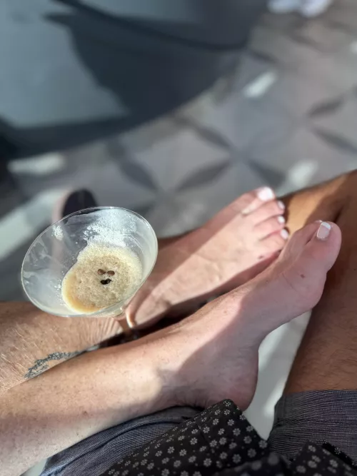 A drink and dessert OC