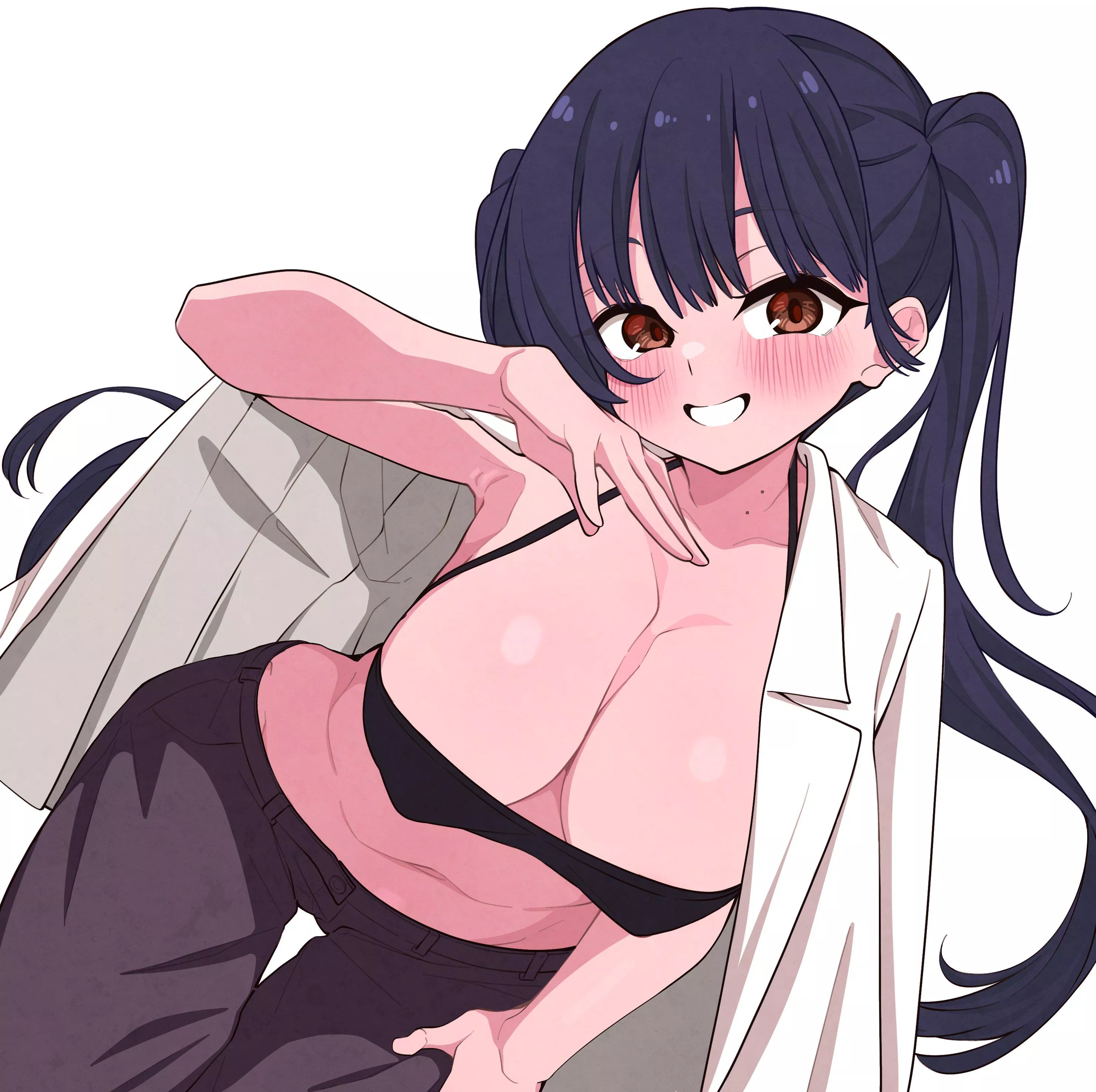 Anna Yamada Showing Maximum Cleavage (The Dangers In My Heart)