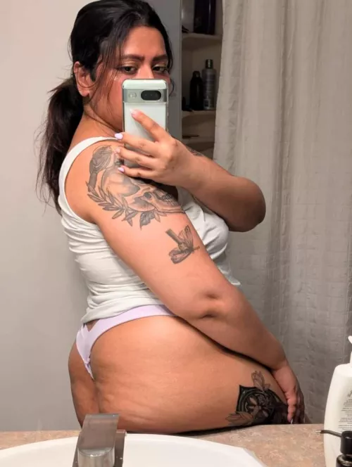 Ass tastes better when it's been seasoned with cellulite ;)