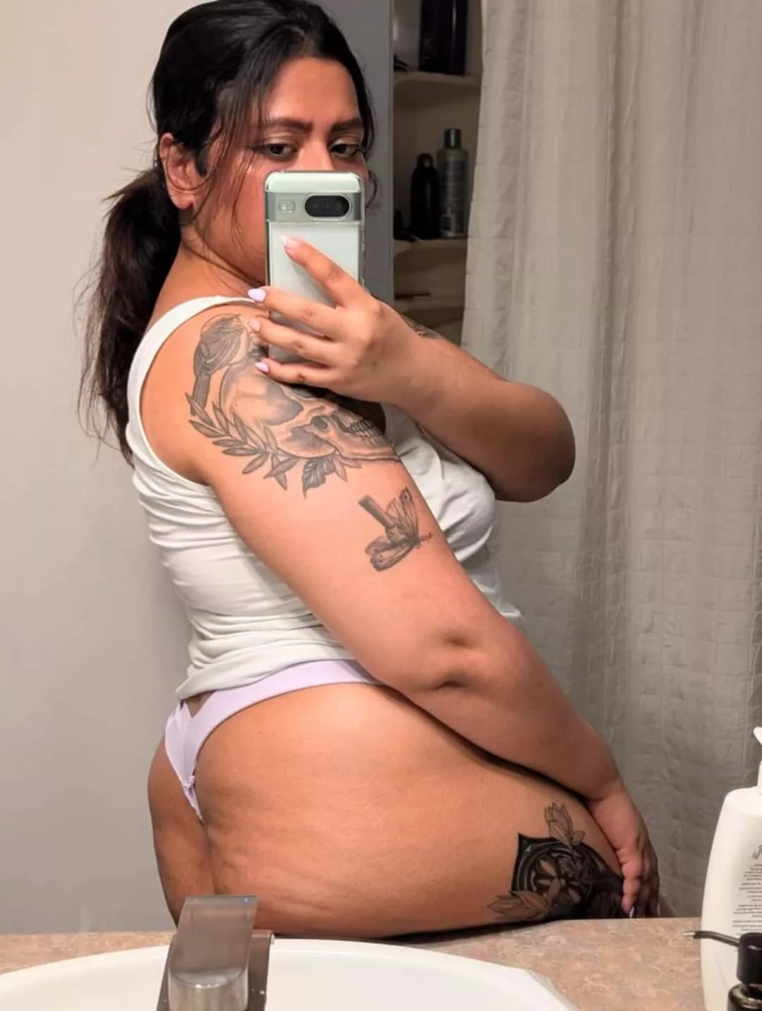 Ass tastes better when it's been seasoned with cellulite ;)