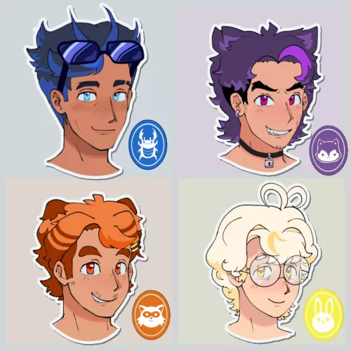 Camp Buddy love interests redesigns? (pls dont kill me)