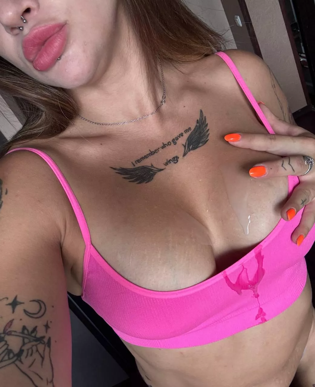 can you cum on my tits again