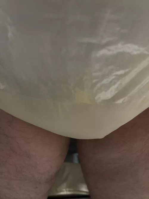 Can’t help but soak my diaper as soon as I put it on 