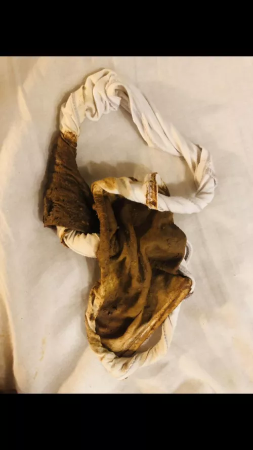 Cute young trans girl shitty panties