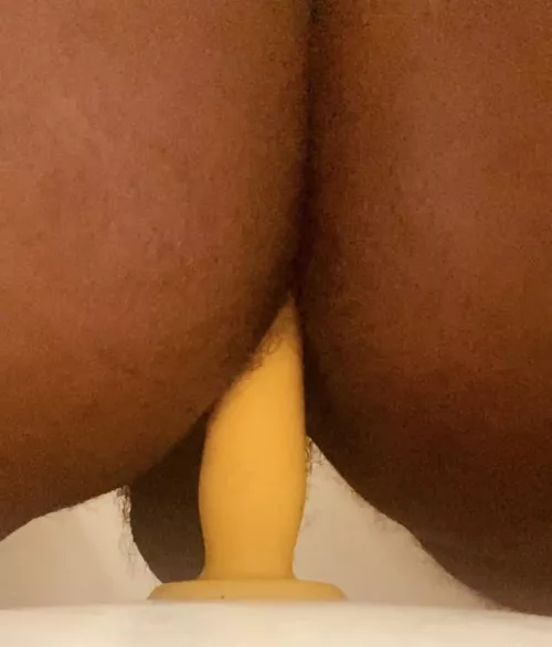 Didn’t realize how thick my ass was, toys to small to reach that spot 🙄