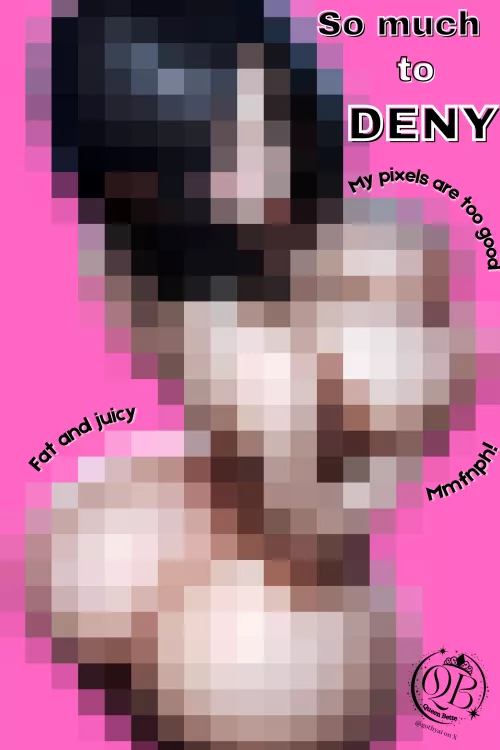 Don't get too excited... while this is more than you deserve, it's still pixelated for betas. If you get off to this you ARE a total loser! 🙄Keep squinting... 