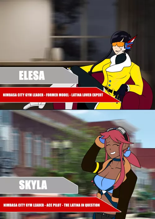 Elesa makes a bold statement! [Pokemon Black and White Edition]