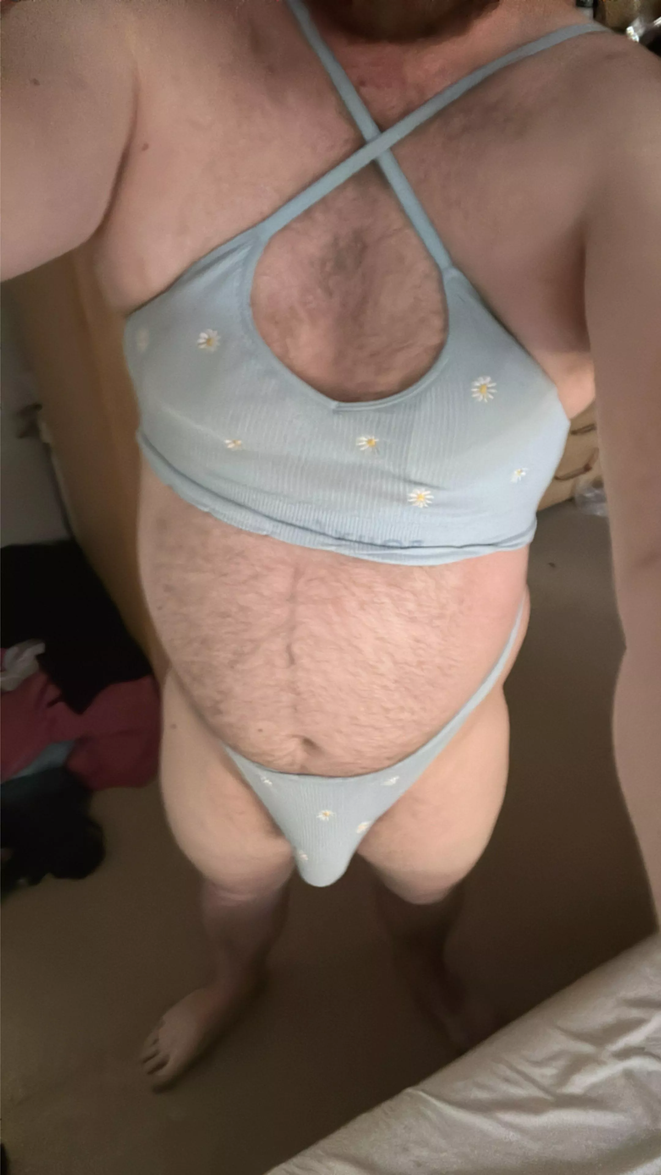 First time sharing while wearing 🫢