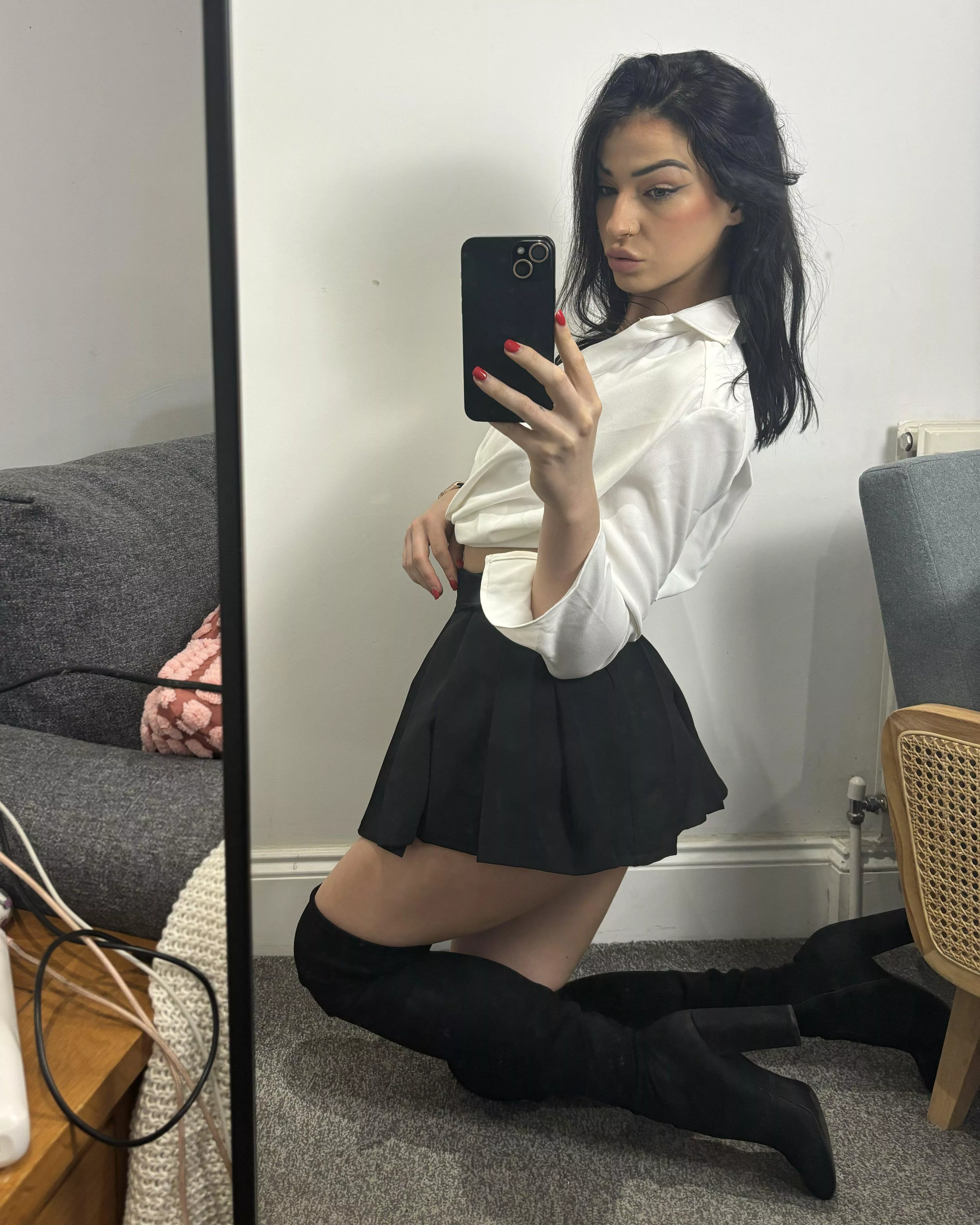 Fuck me this outfit isn't allowed at work..