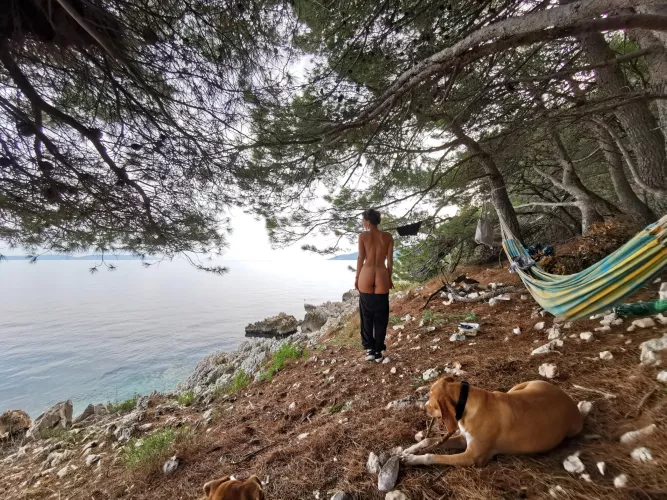 Going for a swim naked, join me