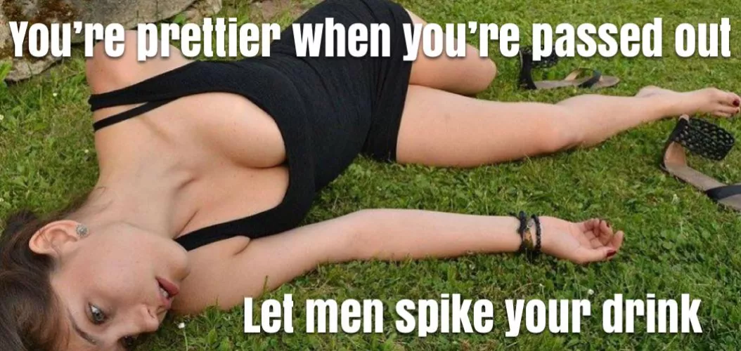 Good girls always accept drinks from strangers 