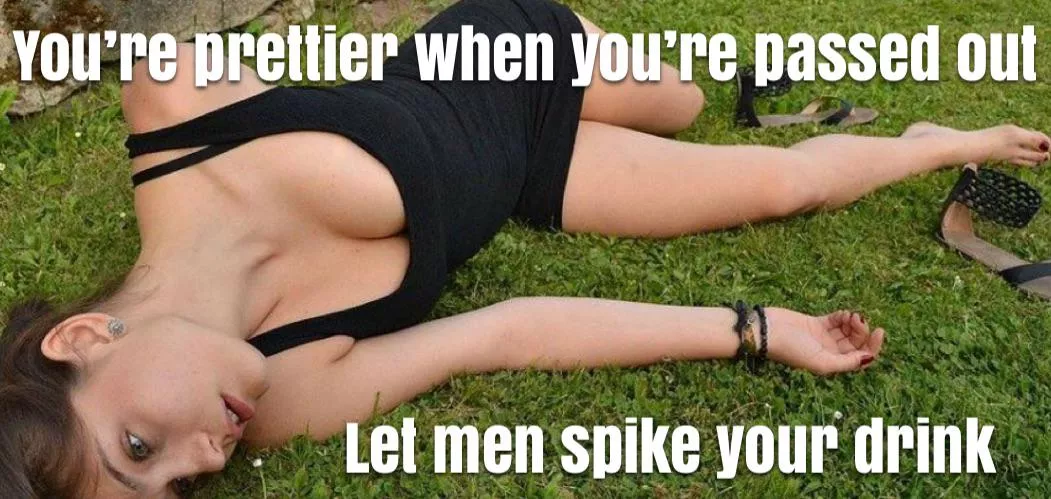 Good girls always accept drinks from strangers 