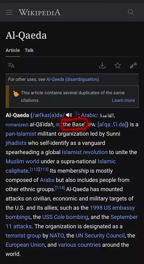 Grab it by Al-Qaeda?