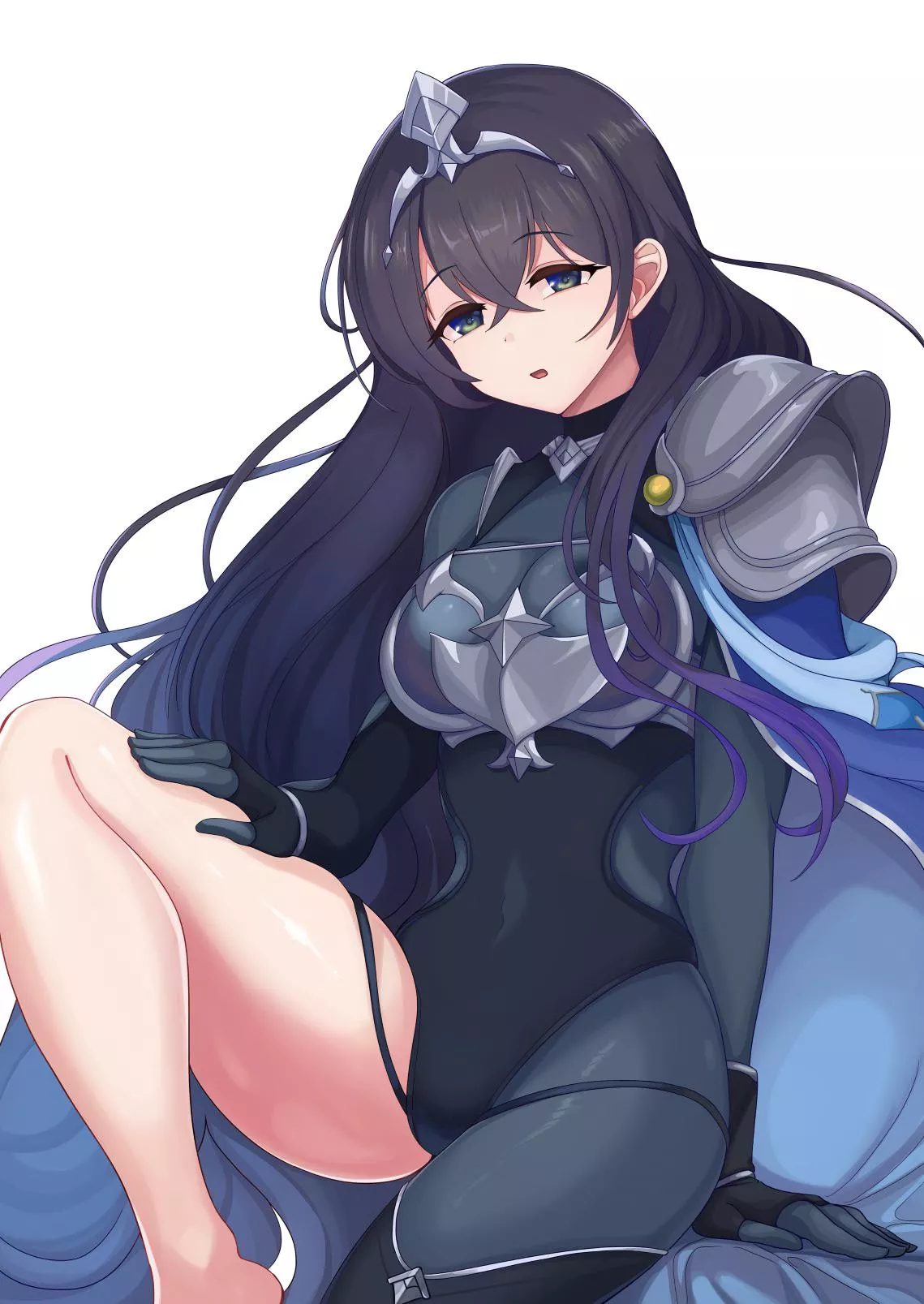 Grace showing off her thighs