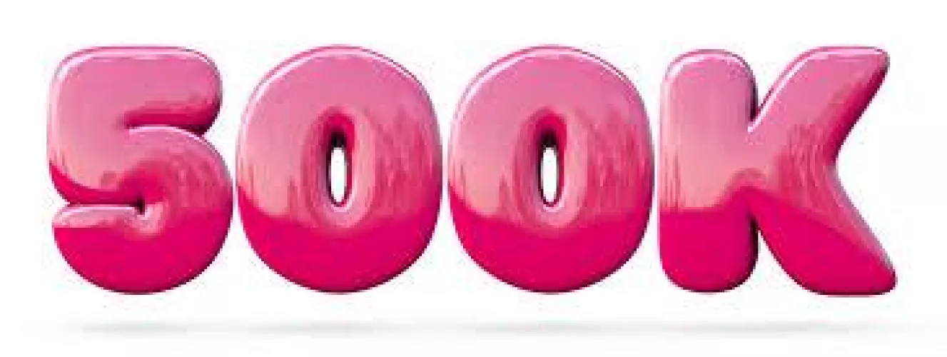 HAPPY 500K 🎉🍑💖