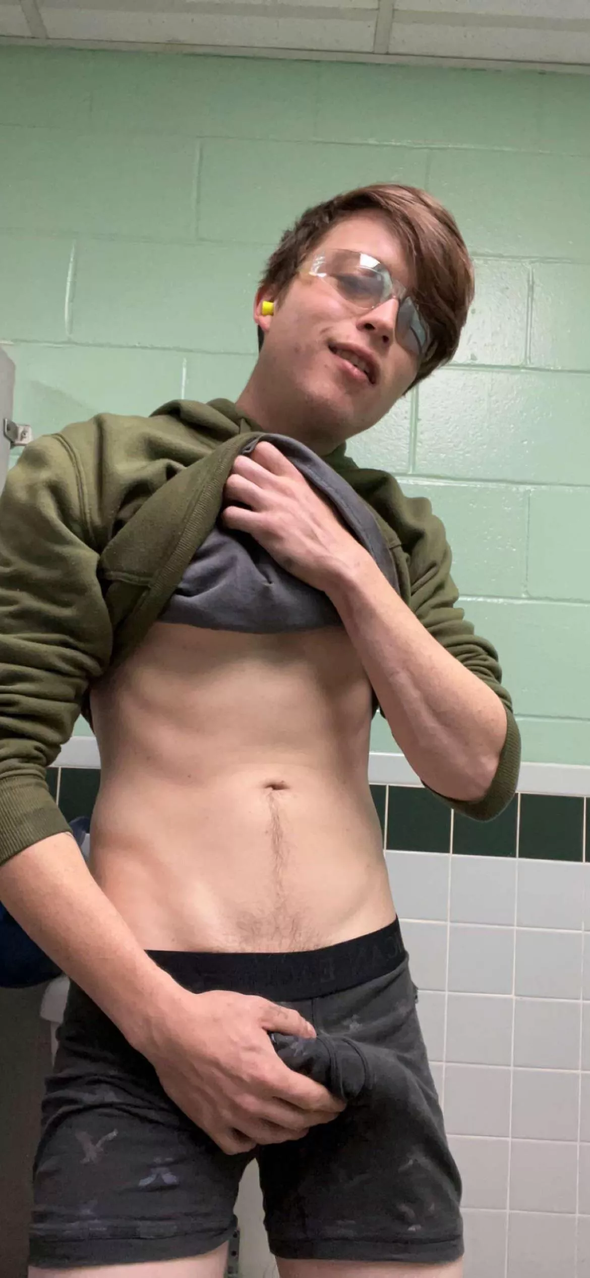 Hiding out at work 🤫 