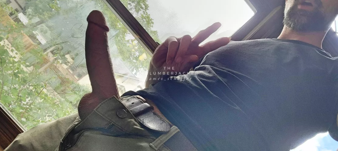 I hope the neighbors are home to catch the view