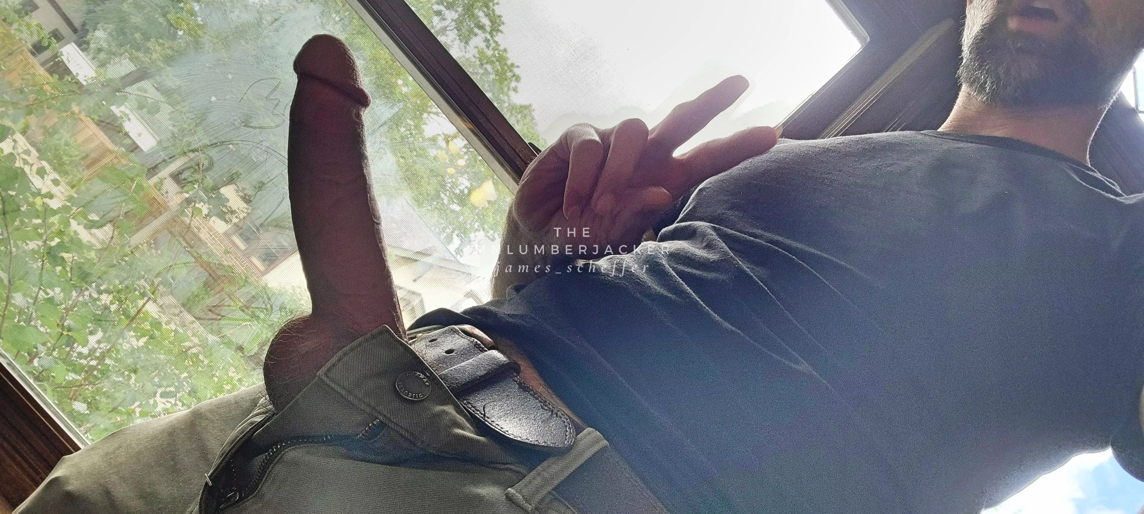 I hope the neighbors are home to catch the view