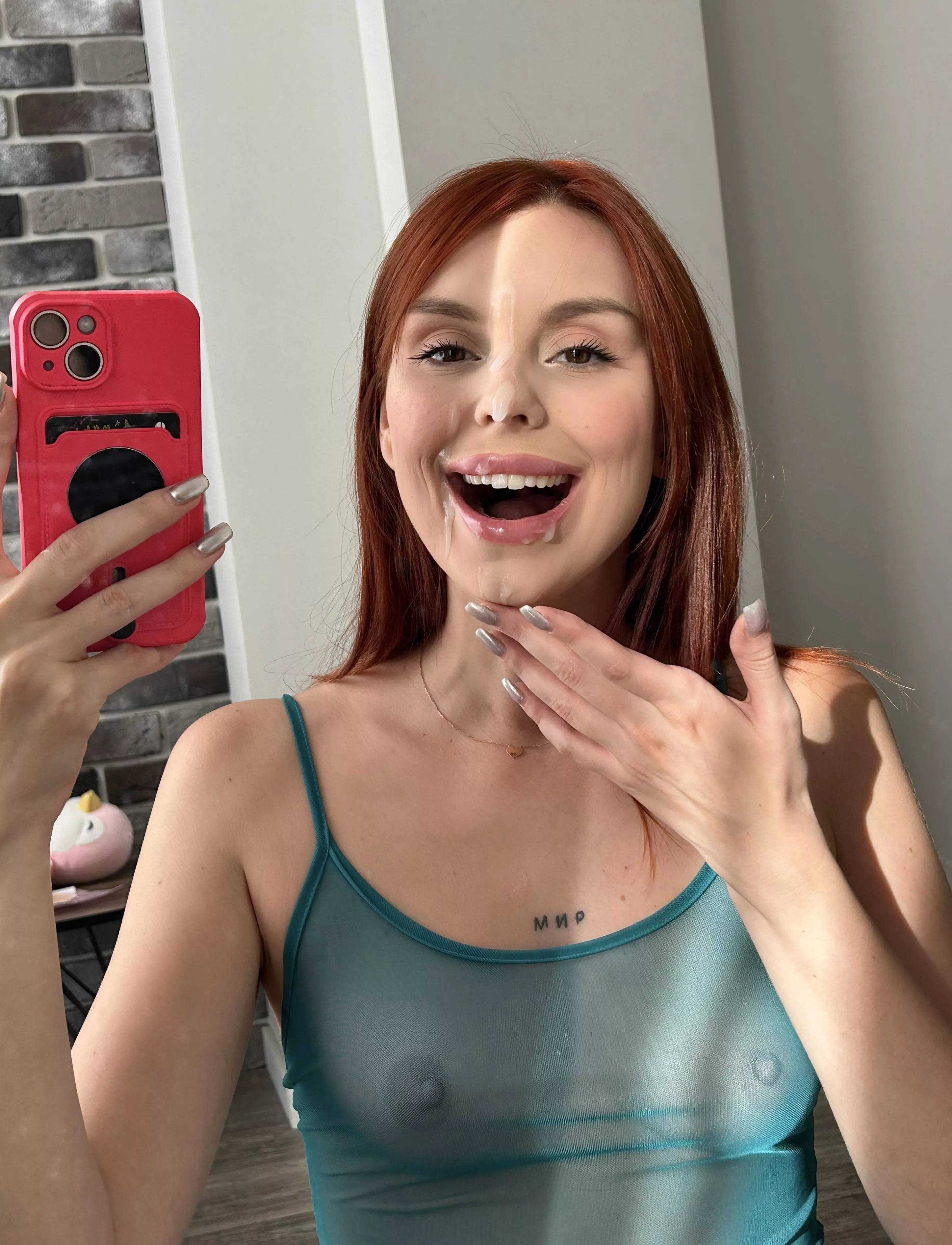 I hope you like see through nipples