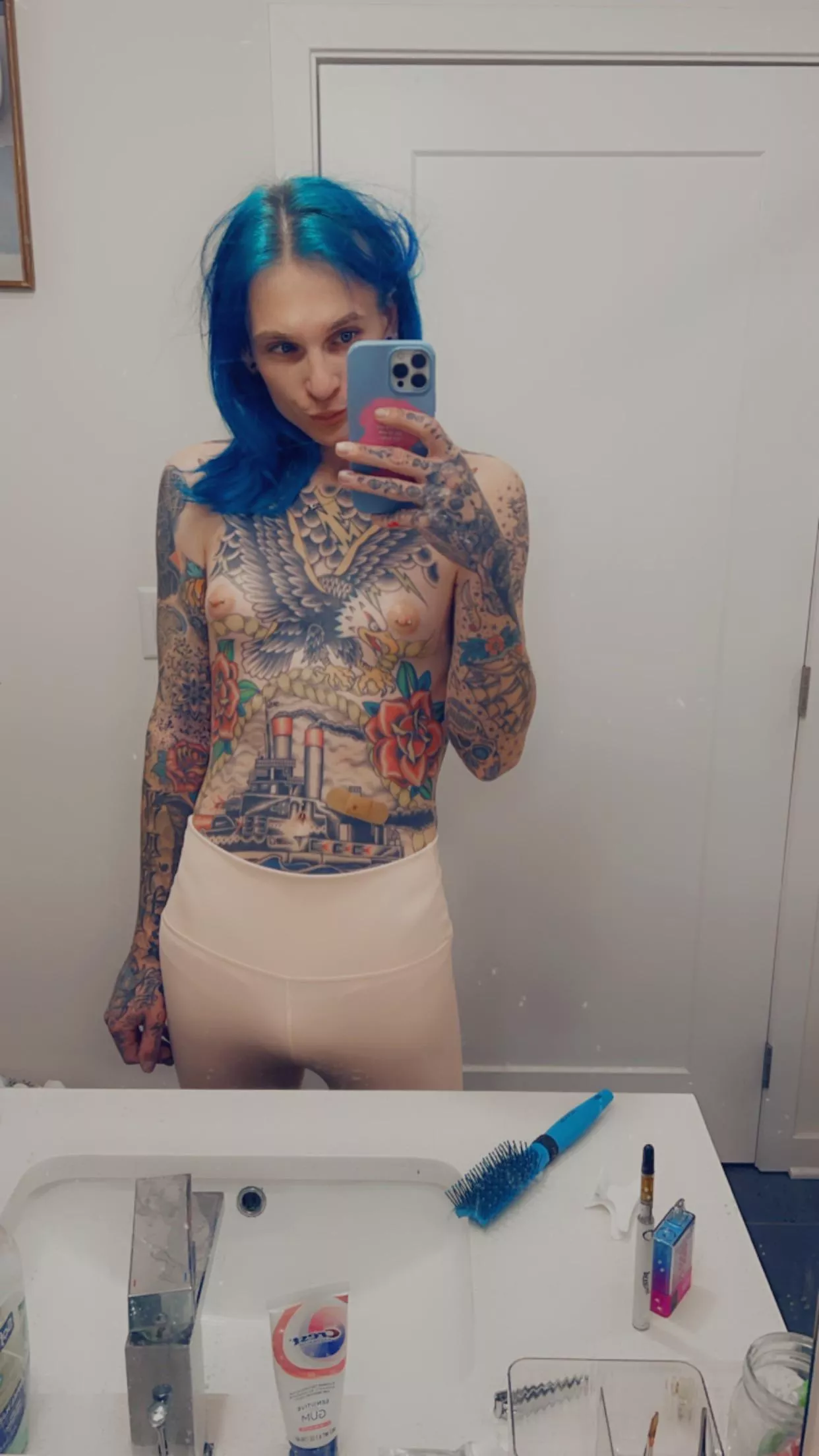 I kinda miss my blue hair