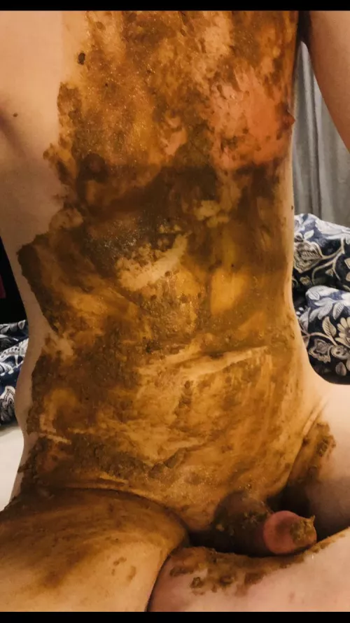 I love to rub shit on my HRT tits