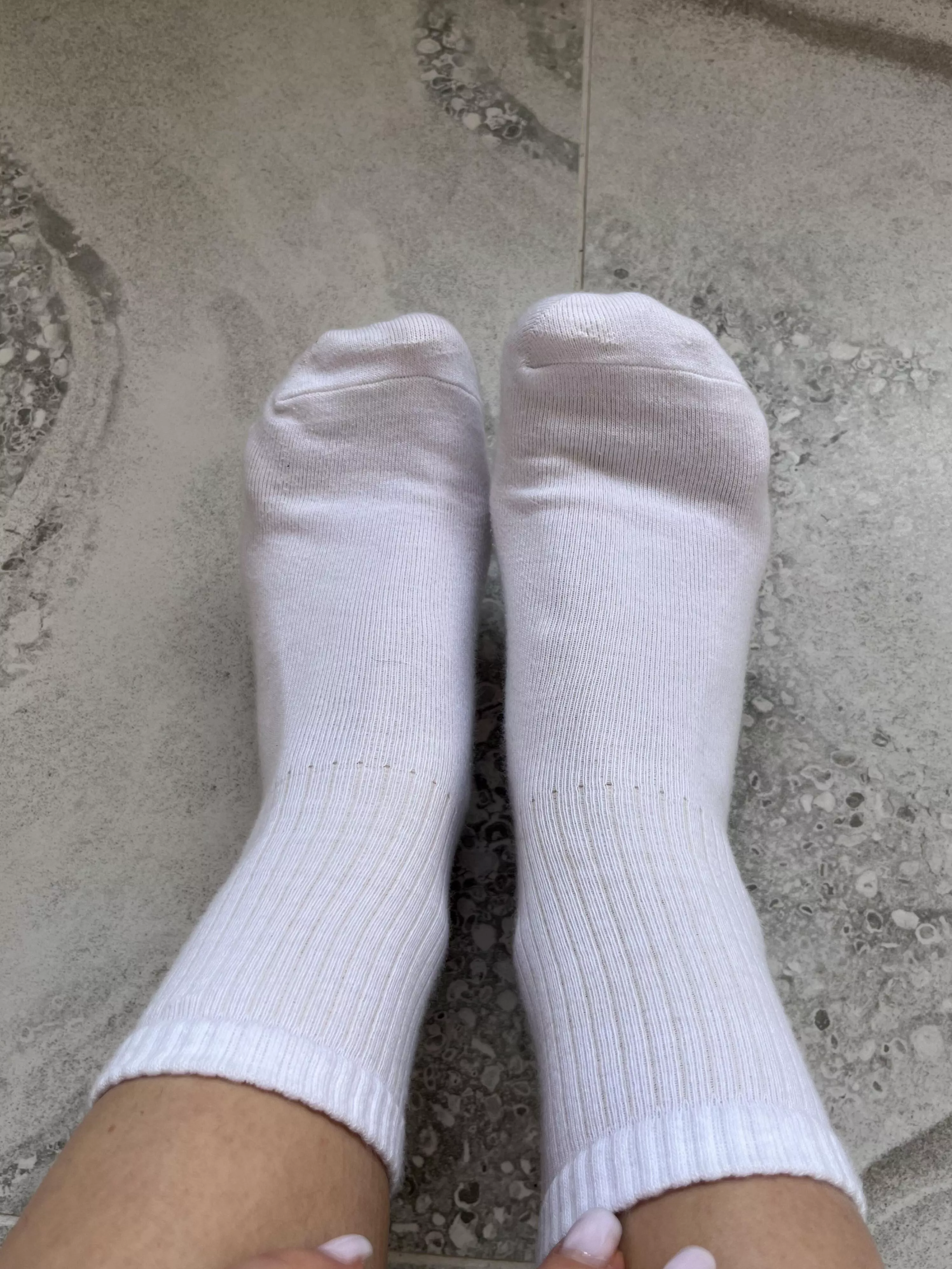 I need a big cock between my white socks