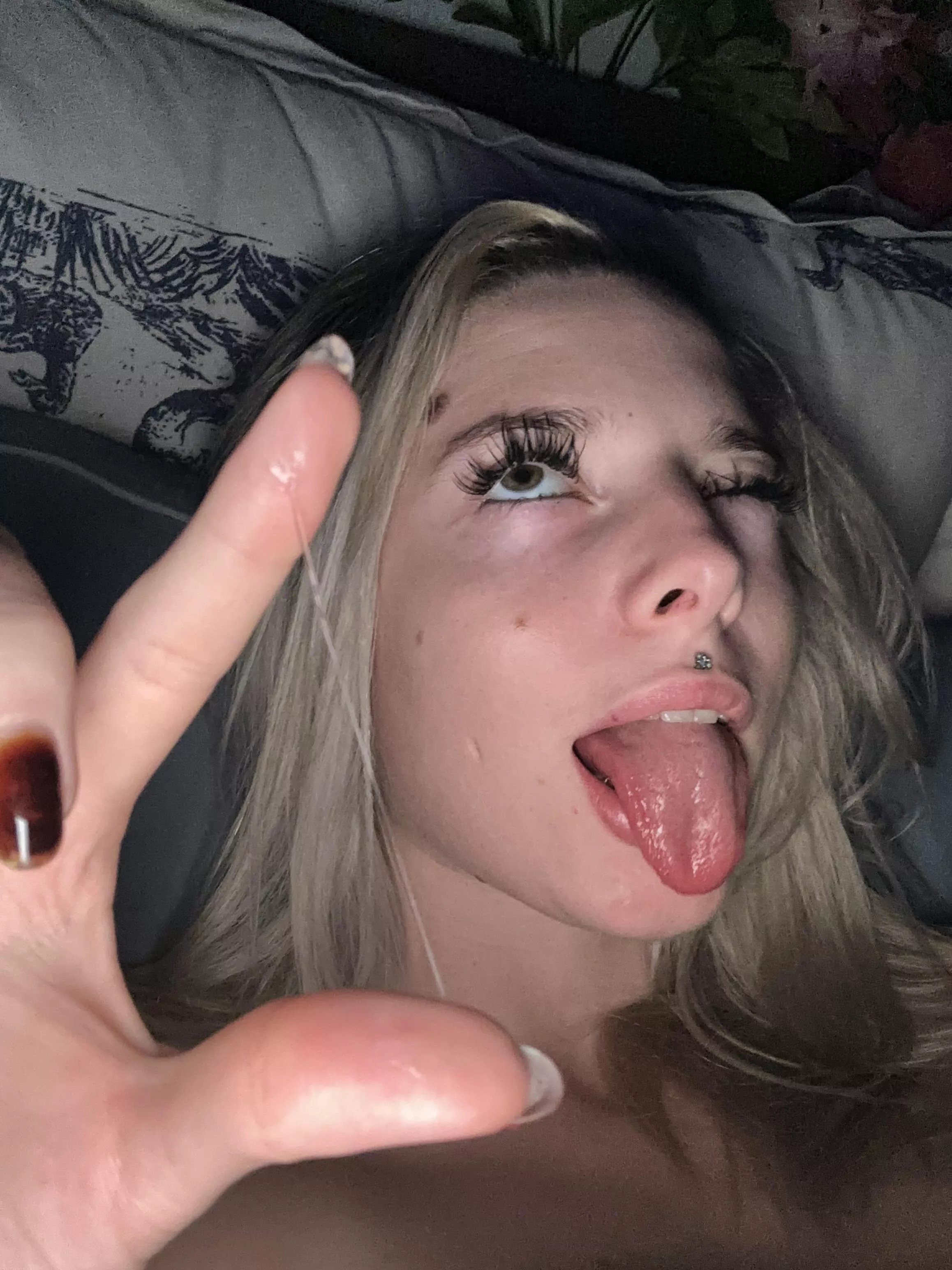 I think you realized that not only your fingers got wet