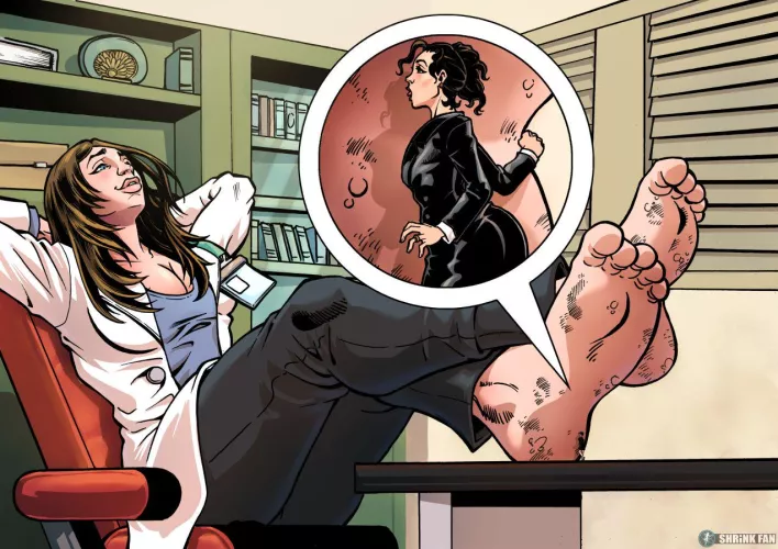 Is There a Foot Doctor in the House? (shrinking, shrunken woman, giantess, revenge, cruel, feet, foot worship, humiliation)