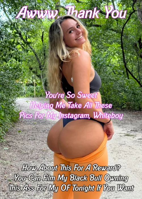 Isn't that the best reward? True, modern white privilege is to watch a black man own a white woman while you're denied & pussyfree 😍