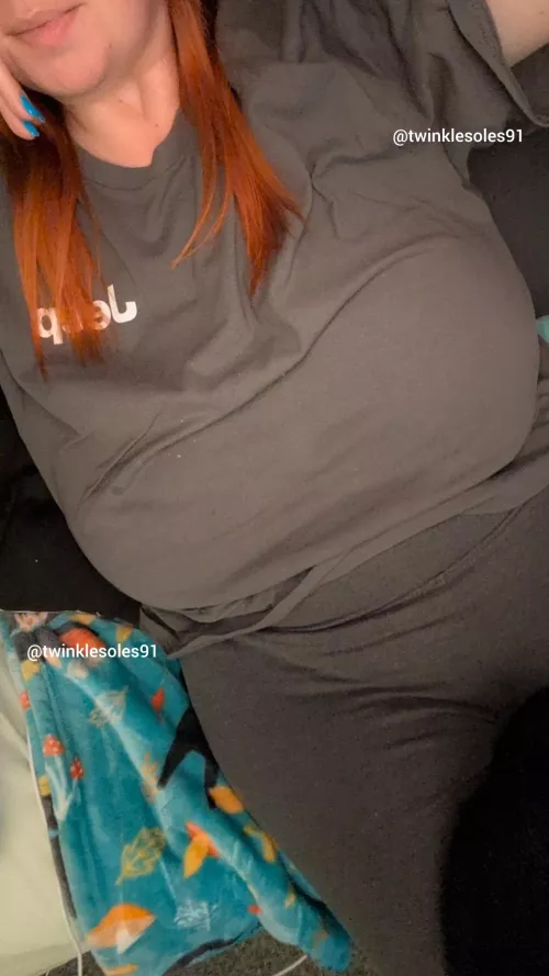 It's nice to not wear a bra while chilling