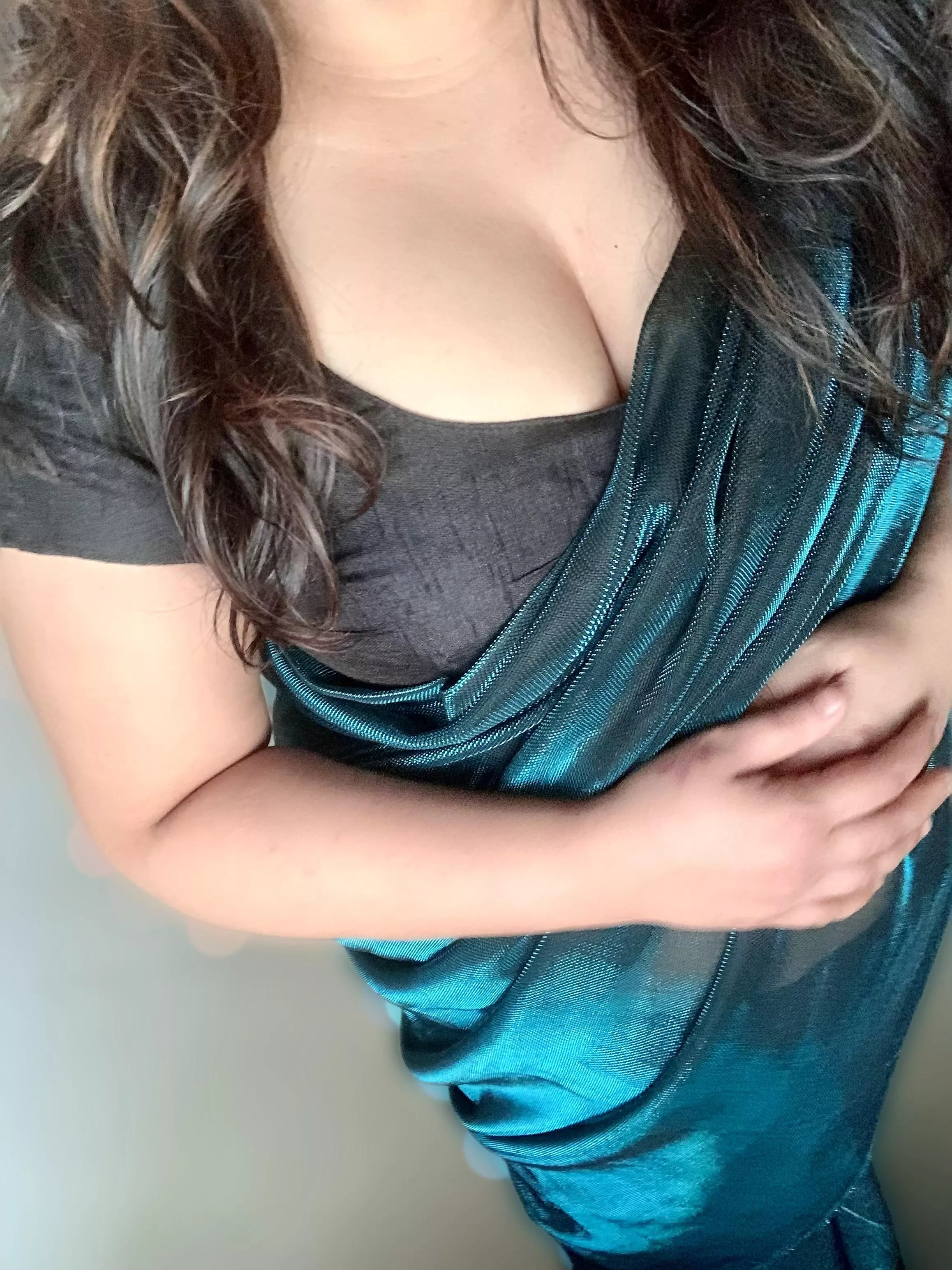 It’s ok. You can lie on my chest like a baby. (Hotwife)