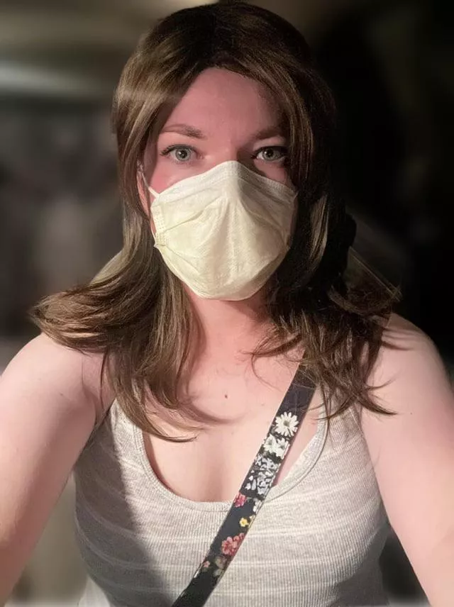 It's so exciting to drive around all dressed up :)