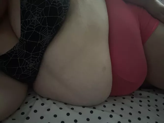 just hanging out in bed…