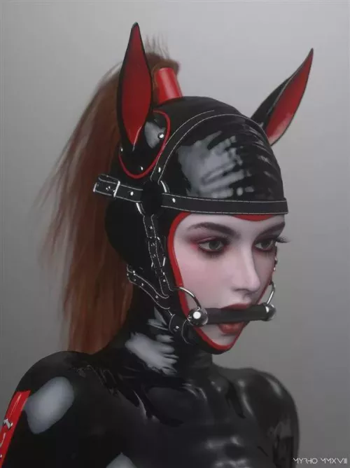 Latex ponygirl
